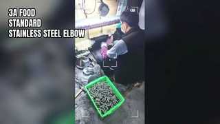 STAINLESS STEEL ELBOW 3A FOOD STANDARD