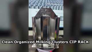 Stainless Steel Milking Cluster Holder for Dairy Hygiene CIP RACK