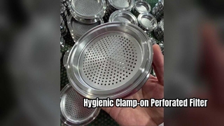 Hygienic Clamp-on Perforated Filter (Industrial/Food Grade)