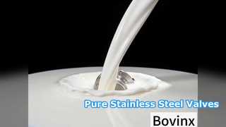 순도를 위한 Bovinx 스테인레스 스틸 밸브