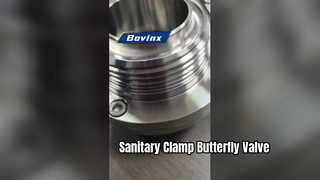 Sanitary Clamp Butterfly Valve / Hygienic Quick-fit Butterfly Valve