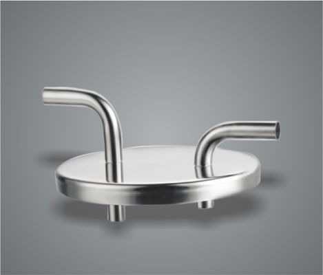 Good price Stainless Steel Milk Machine Spare Parts Bucket Lid With Elbows online