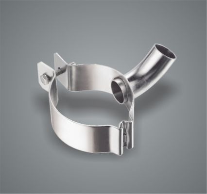 Good price Stainless Steel Milking Cow Tubes , Holder Clamp Type Milking Machine Parts online