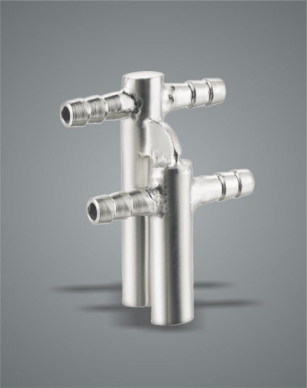 Surge Parts Of Milking Machine Equipment Stainless Steel Air Fork Type