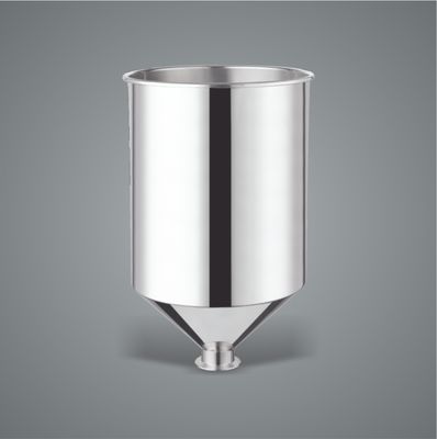 Good price Small Stainless Steel Conical Hopper , Silver Milk Hopper 20L online