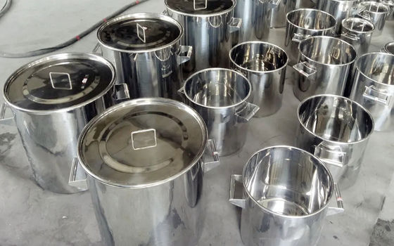 Good price 316L Stainless Steel Milking Machine Bucket Drum 5L Capacity Mirror Polish online