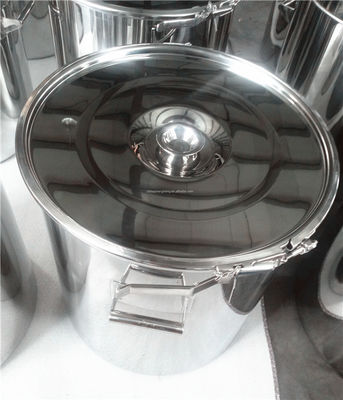 Good price Silicone Gasket Stainless Steel Vat Drum 100L Barrel Type  With Clamp online
