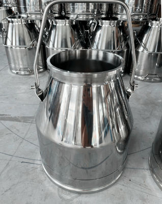 Food Grade Stainless Steel Milking Machine Bucket with 20/25/32/36/41/47/52/56/87/98L Capacity and 6 Months Warranty