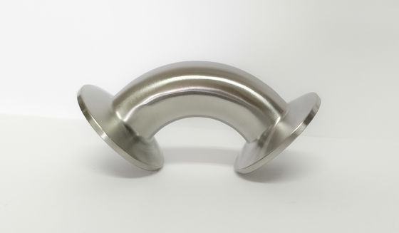 Good price ODM 304 Stainless Steel Pipe Fittings 90 Degree Tri Clamp Elbow online