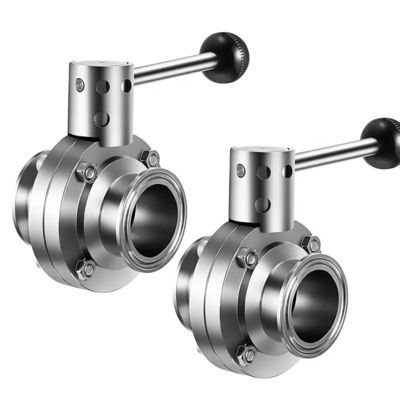 Good price General Stainless Steel Butterfly Valve , Sanitary Clamp Butterfly Valve 50mm online