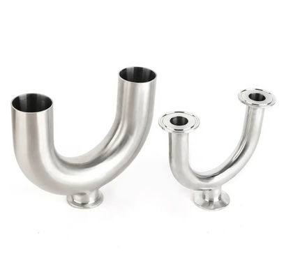 Good price Clamped Stainless Steel U Pipe , Mirror Polished SS304 Stainless Steel Tee Fittings online