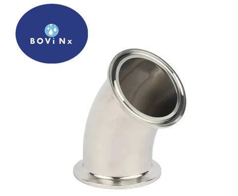 Un buen precio. Acero inoxidable acoplado 304l, 45 grados de curva corta codo en línea