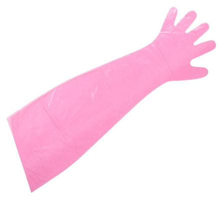 Good price Disposable Long Arm Gloves（Red、 7g） online