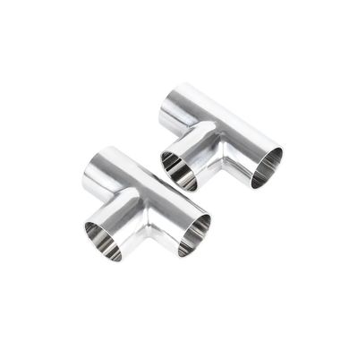 Good price Stainless Steel 3A.Sms.DIN.BPE Mirror Three-Clip Joint - Sanitary Welded End Tee online